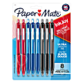 Paper Mate® InkJoy™ 300 RT Retractable Pens, Medium Point, 1.0 mm, Assorted Barrels, Assorted Ink Colors, Pack Of 8 1 thumbnail image