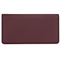 Custom Wallet Check Cover, Classic Leather, Burgundy