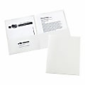 Avery® 2-Pocket Folders, Letter Size, White, Pack Of 25 1 thumbnail image