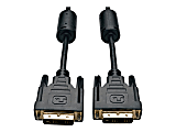 Tripp Lite 18in DVI Single Link Digital TMDS Monitor Cable DVI-D M/M 18" - 1.50ft DVI Video Cable for Video Device, Monitor, Projector, TV - First End: 1 x DVI-D