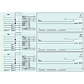 Custom 3-To-A-Page Checks, Style 41, 8 1/4" x 3 1/24", Box Of 300 1 thumbnail image