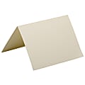 JAM Paper® Fold-Over Cards, A6, 4 5/8" x 6 1/4", Strathmore Ivory, Pack Of 25