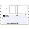 Custom Continuous Accounts Payable Checks For Sage Peachtree®, 9 1/2" x 6 1/2", Box Of 250 1 thumbnail image
