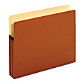 Pendaflex® Redrope Expanding File Pockets, 1 3/4" Expansion, Letter Size, Brown, Box Of 25 File Pockets
