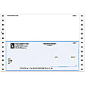 Custom Continuous Multipurpose Voucher Checks For Sage Peachtree®, 9 1/2" x 6 1/2", Box Of 250