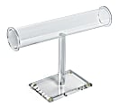 Azar Displays Single-Pole Necklace/Bracelet Counter Displays, 9"H x 14"W x 4"D, Clear, Pack Of 2 Displays 1 thumbnail image