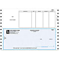 Custom Continuous Accounts Payable Checks For Sage Peachtree®, 9 1/2" x 6 1/2", 2-Part, Box Of 250