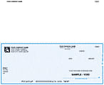 Continuous Multipurpose Voucher Checks, 9 1/2" x 7", 2-Part, Box Of 250, MP43, Bottom Voucher