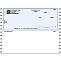 Continuous Multipurpose Voucher Checks, 9 1/2" x 7", 2-Part, Box Of 250, MP44, Top Voucher 1 thumbnail image