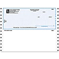 Continuous Multipurpose Voucher Checks, 9 1/2" x 7", 2-Part, Box Of 250, MP44, Top Voucher