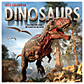 2025 TF Publishing Monthly Wall Calendar, 12” x 12”, Dinosaurs, January 2025 To December 2025