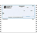 Custom Continuous Multipurpose Voucher Checks, 9 1/2" x 7", 3-Part, Box Of 250