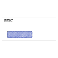 Custom Single Window Imprinted Envelopes, 4 1/8" x 9 1/2", Box Of 250