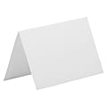 JAM Paper® Strathmore Fold-Over Cards, 5" x 6 5/8", Bright White, Pack Of 25