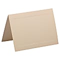 JAM Paper® Strathmore Fold-Over Cards, With Panel, 5" x 6 5/8", Ivory, Pack Of 25 1 thumbnail image
