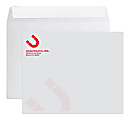 Peel & Seal, White Wove Open Side Catalog Mailing Envelopes, 1-Color, Custom 10" x 13", Box Of 500