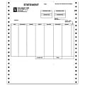 Custom Continuous Forms For Statement, MAS90®, 9 1/2" x 11", 2-Part, Box Of 250 1 thumbnail image
