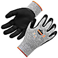 Ergodyne ProFlex 7031 Polyethylene Nitrile-Coated Gloves, 2XL, Gray