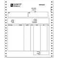 Custom Continuous Forms For Invoice, Sage Peachtree®, 9 1/2" x 11", 3-Part, Box Of 250