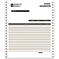 Custom Continuous Invoice Form For QuickBooks®, 9 1/2" x 11", 3-Part, Box Of 250