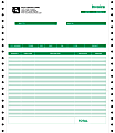 Custom Continuous Invoice Forms Invoice For QuickBooks®, 9 1/2" x 11", 3-Part, Box Of 250