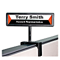 Advantus People Pointer Cubicle Sign, 4 1/2"H x 9"W x 5/8"D