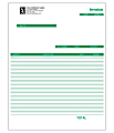 Custom LF-CI78 Laser Forms, Lined Invoice For QuickBooks®, 8 1/2" x 11",  Box Of 250