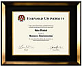 Excello Global Products Resin Photo/Document Frame, 12" x 15-1/4", Double Matted To 8-1/2" x 11", Gold 1 thumbnail image