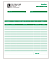 Custom LF-CI80 Laser Forms, Invoice For QuickBooks®, 8 1/2" x 11",  Box Of 250