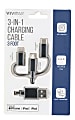 Vivitar 3-in-1 Charging Cable, 3', Black, NIL2001-BLK-STK-24 1 thumbnail image