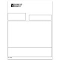 Custom Laser General Purpose Form For Sage Peachtree®, 8 1/2" x 11", 1 Part, Box Of 250