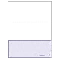 Custom Blank Check Stock, Laser Check Bottom With Signature, 8 1/2" x 11", Box Of 500 1 thumbnail image