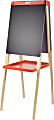 U Brands® U Play Children's Double-Sided Adjustable Art Floor Easel, 47-5/8" x 20-7/8", Black/White
