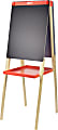 U Brands® U Play Children's Double-Sided Adjustable Art Floor Easel, 47-5/8" x 20-7/8", Black/White 1 thumbnail image