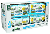 Gimme Roasted Organic Seaweed Snacks, Sea Salt, 0.17 Oz, Total Qty 48 1 thumbnail image