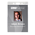 Baumgartens® ID Badge Holder, 4" x 3 5/8", Clear, Pack Of 50 1 thumbnail image