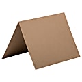 JAM Paper® Fold-Over Cards, A6, 4 5/8" x 6 1/4", 100% Recycled, Brown, Pack Of 25