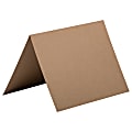 JAM Paper® Fold-Over Cards, A7, 5" x 6 5/8", 100% Recycled, Brown Kraft, Pack Of 25