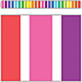 Teacher Created Resources Straight Border Trim, 3" x 35", Colorful Stripes, Pack Of 12