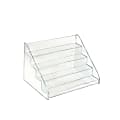 Azar Displays 4-Tier Counter Step Display, 8”H x 12”W x 8”D, Clear 1 thumbnail image