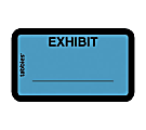 Tabbies Color-coded Legal Exhibit Labels, TAB58091, 1 5/8"W x 1"L, Blue, Pack Of 252 1 thumbnail image