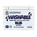 Ready 2 Learn Washable Stamp Pads, 2 1/4" x 3 3/4", Blue, Pack Of 6