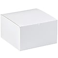 Partners Brand Gift Boxes, 10"L x 10"W x 6"H, 100% Recycled, White, Case Of 50 1 thumbnail image