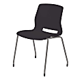 KFI Studios Imme Stack Chair, Black/Silver 1 thumbnail image