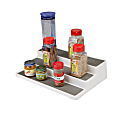 Mind Reader 3-Tier Step Storage Organizer, Gray 1 thumbnail image