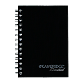 Mead® Cambridge® Limited Mini Business Notebook, 3 1/2" x 5", 160 Pages (80 Sheets), 30% Recycled, Black 1 thumbnail image