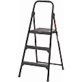 Louisville 3' Steel Type II Step Stool - 3 Step - 225 lb Load Capacity36" - Gray 1 thumbnail image
