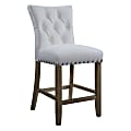 Office Star Preston Counter Stools, Faux White, Pack Of 2 Stools 1 thumbnail image