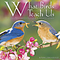 Willow Creek Press 5-1/2" x 5-1/2" Hardcover Gift Book, What Birds Teach Us By Bonnie Kuchler