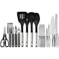 Oster 19-Piece Nylon And Stainless Steel Kitchen Tool And Utensil Set, Black